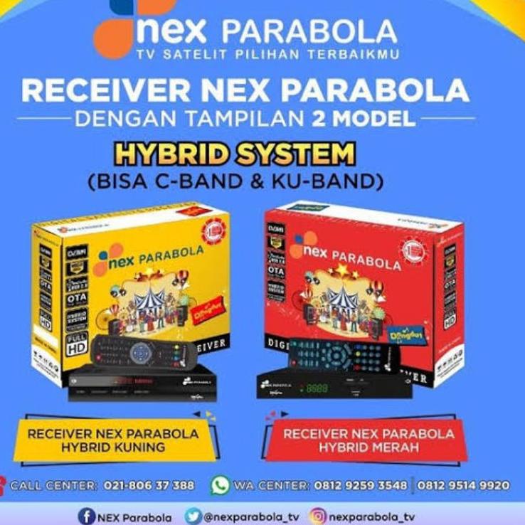 Murah NEX PARABOLA RECEIVER NEX KUNING