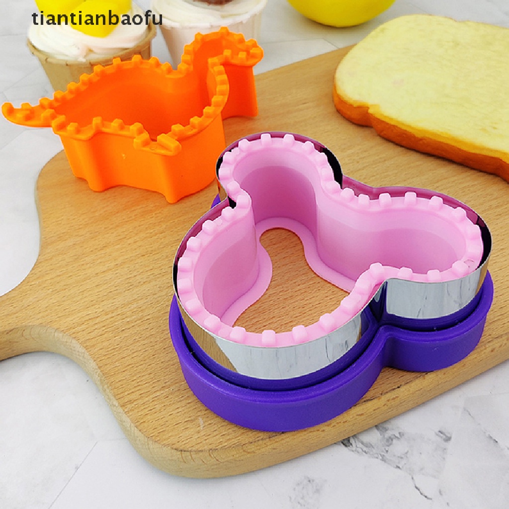 Cetakan Pemotong Makanan Sandwich Cookie Bahan Stainless Steel Untuk Alat Dapur