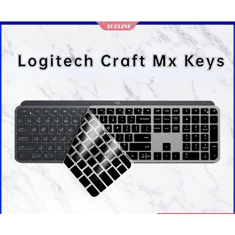 Film Pelindung keyboard Silikon Transparan ultra Tipis Anti Debu Untuk Logitech Craft Mx Keys