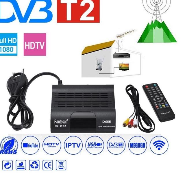 Pantesat Set Top Box STB Tv Digital DVB T2 (Super Bening)