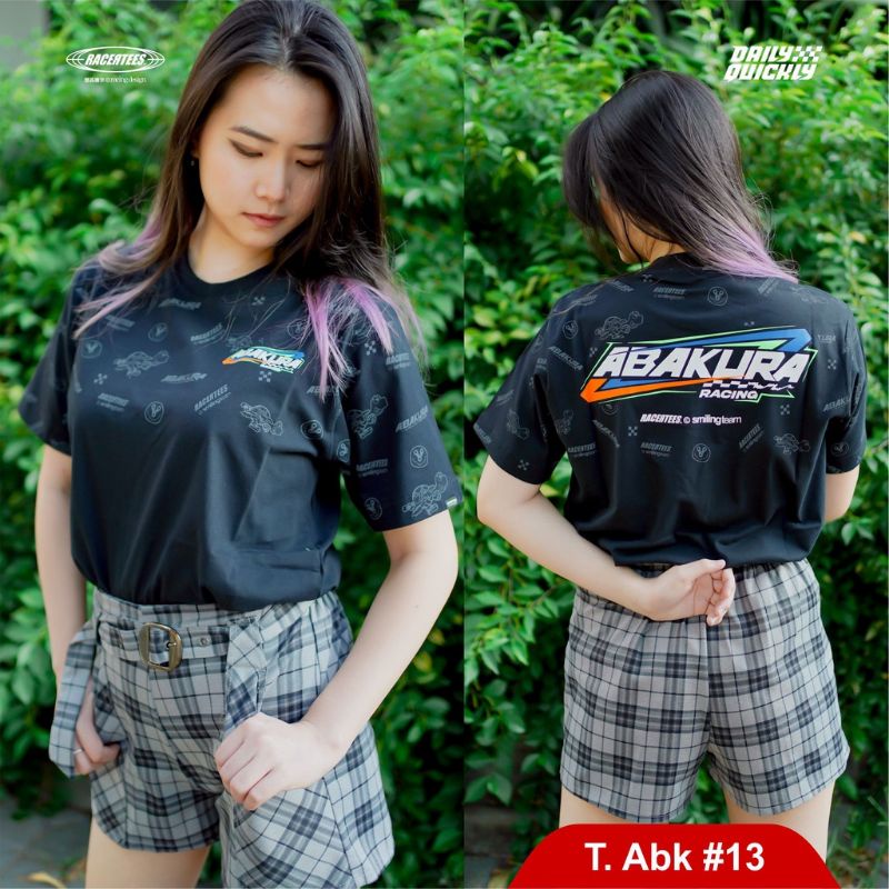 KAOS RACING HELL ABAKURA FREE STICKER BISA COD