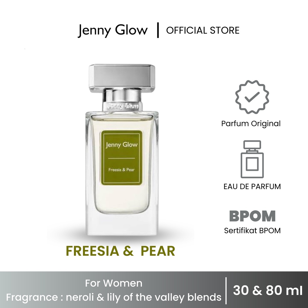 Jenny Glow Parfum Freesia &amp; Pear EDP 30 ML