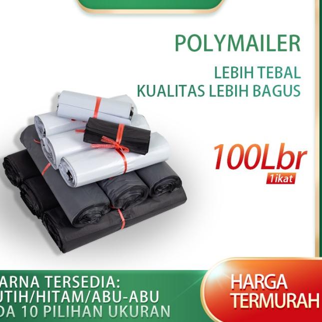 

Polymailer kantong paking kurir dhl uk 40x60 (isi 100 lbr) MURAH - Putih No-Glossy