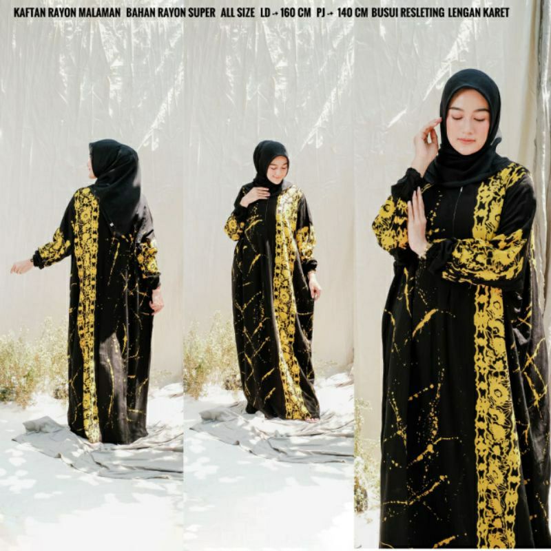 gamis kaftan twill