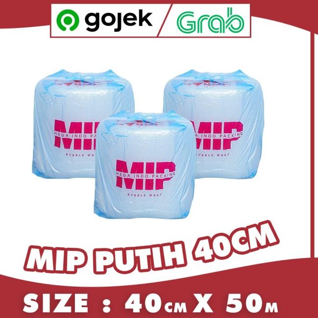 

BUBBLE WRAP ROLL 40 CM X 50 METER HITAM PUTIH MEGA INDO PACKING MIP - Mega 40cm Putih