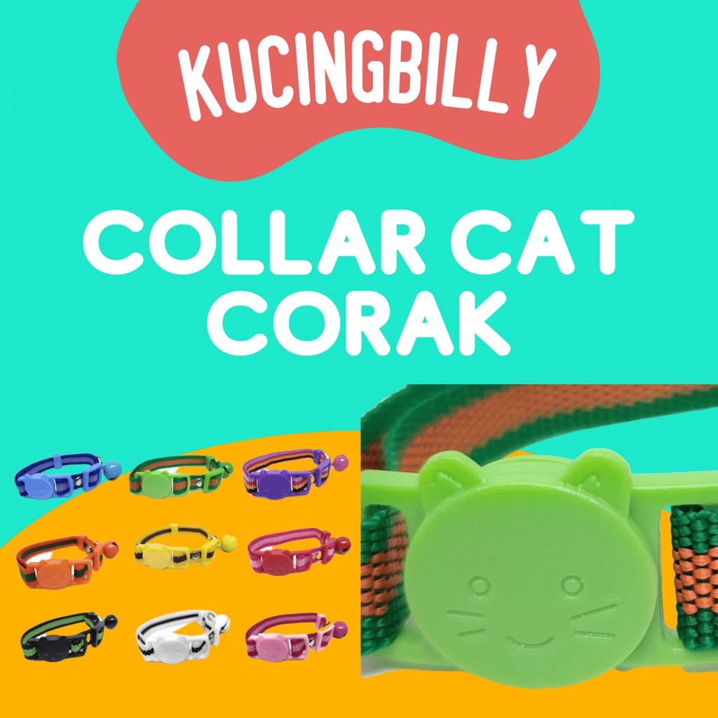 Collar cat corak