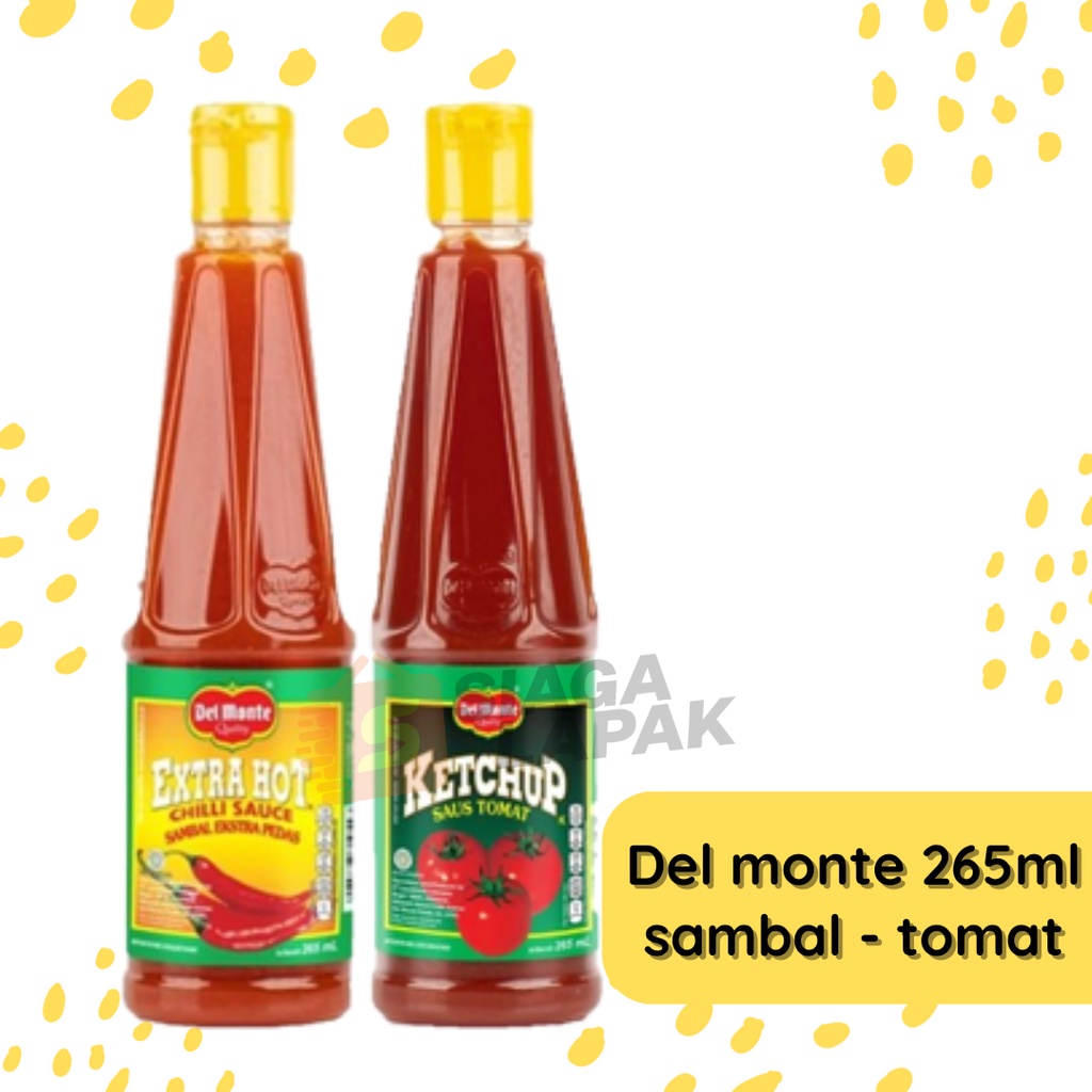 Del Monte Saus Tomat - Sambal Botol 265 ml