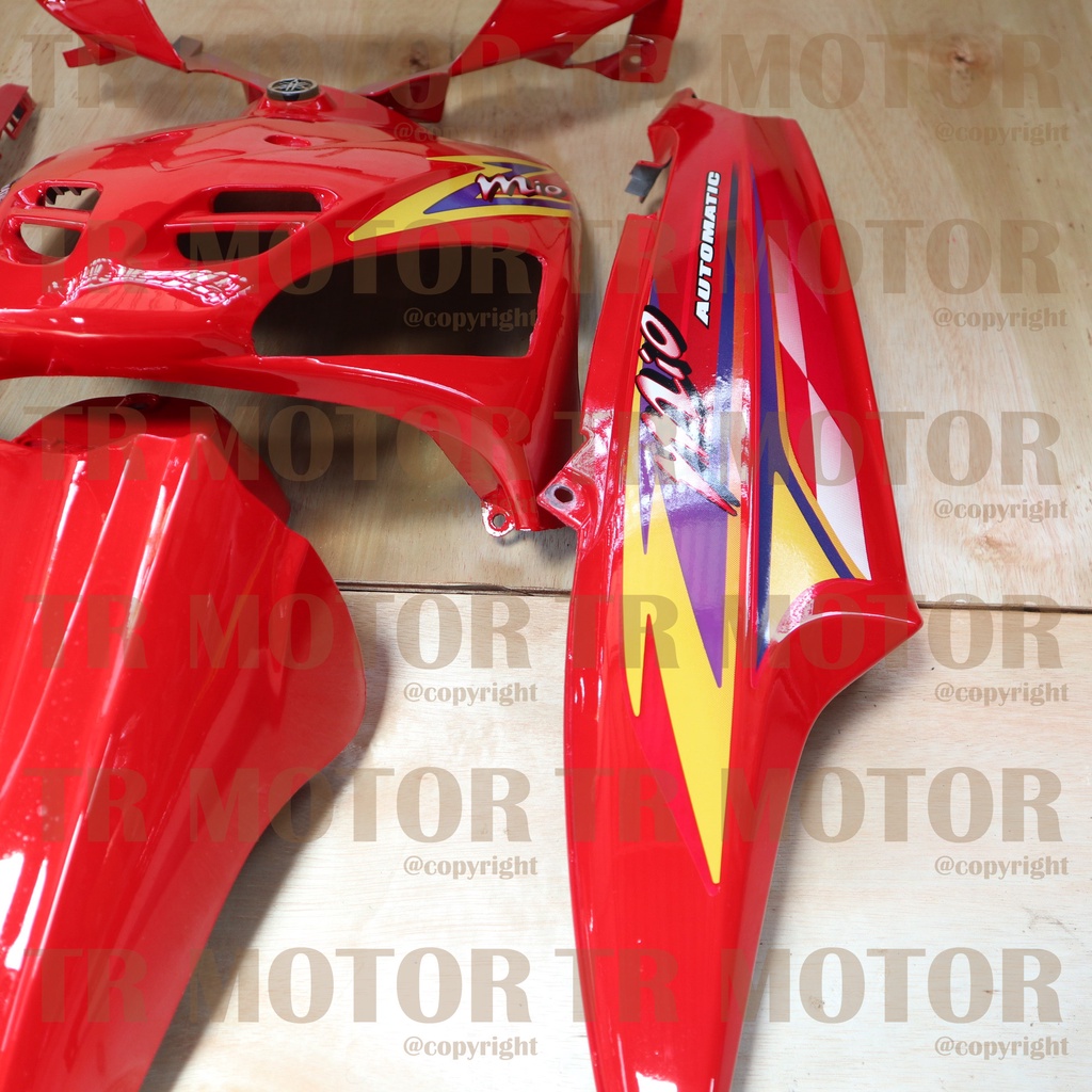 Body Mio Sporty Full Set 2003 Merah Body Halus Mio Sporty Mio Lama