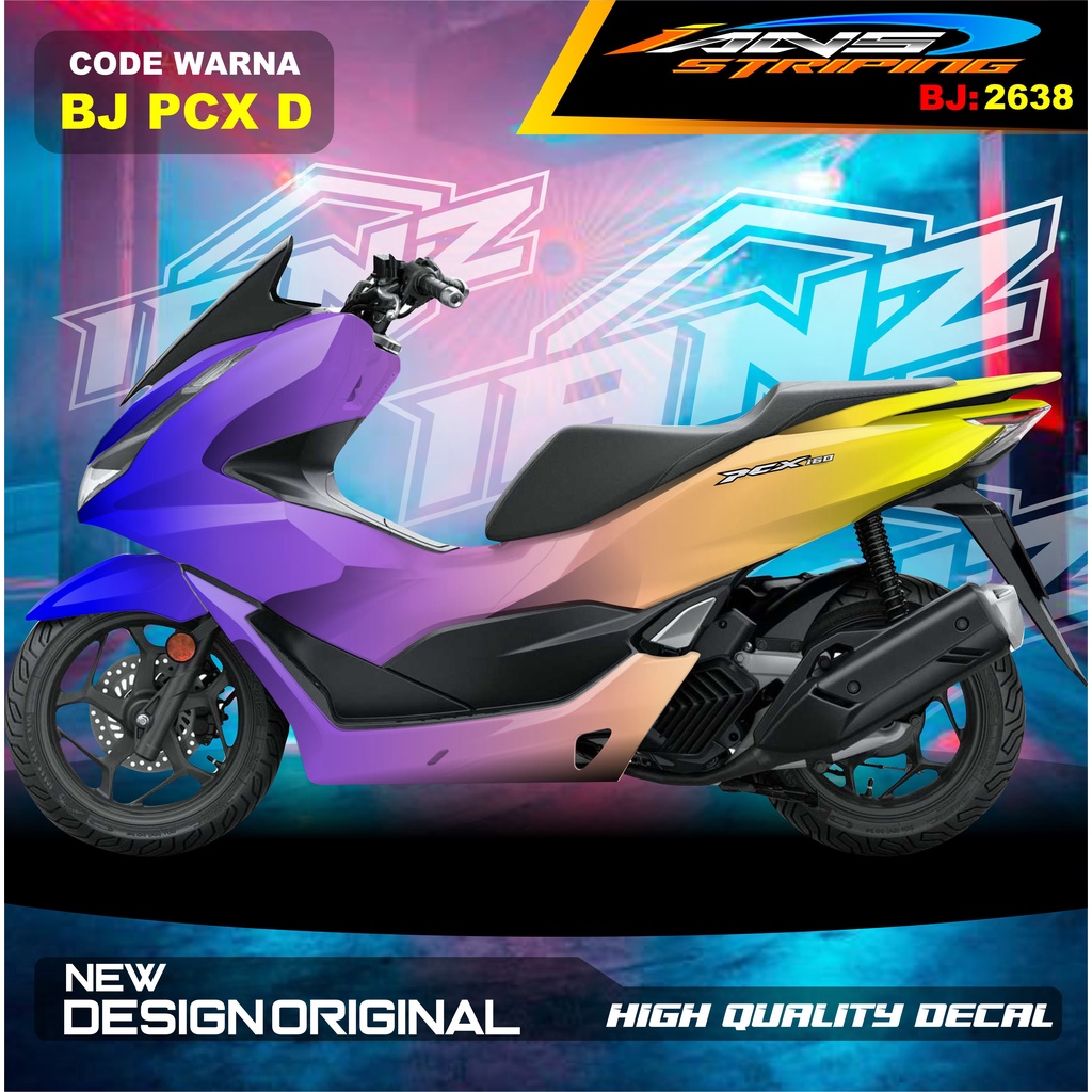 DECAL STICKER MOTOR HONDA PCX 160 / STIKER FULL BODY PCX HIGH QUALITY / STIKER MOTOR