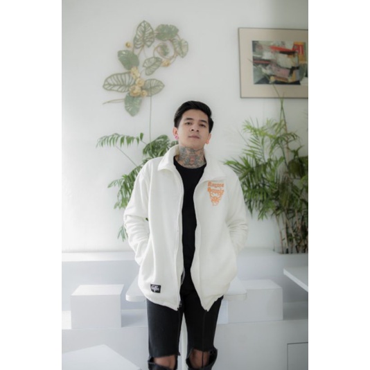 Jaket Sherpa Jaket Bulu Pria/wanita Unisex Jaket Serva Bulu Tebal