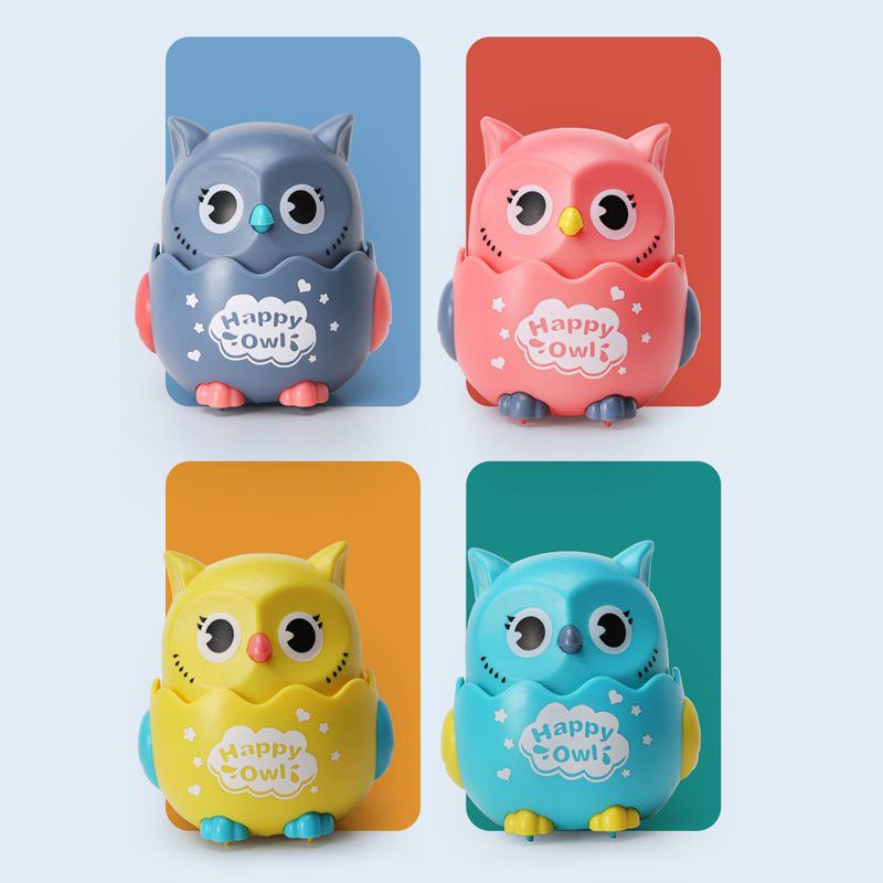 Mainan Edukasi Anak Robot Burung Hantu Ditekan Bisa Jalan