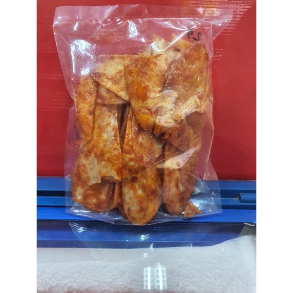 

Keripik Ubi Cabe / Sanjai 210gr