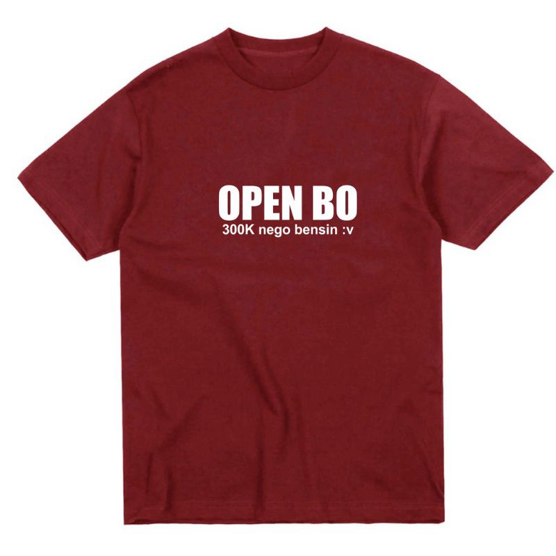 BAJU KAOS OPEN BO 300K KATA KATA KEREN TERLARIS KEKINIAN UNISEX PRIA WANITA KAOS OVERSIZE MOTIF MURA