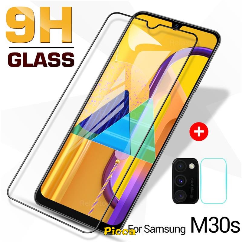 Pelindung Layar Tempered Glass 2 In 1 Untuk Samsung A13 A23 A12 A03 A22 A32 A02S A51 A52 A71 A72 A11 A50 A02 A01 A50S A21S A03s A33S A33S A10 A73 A53 A5S A33