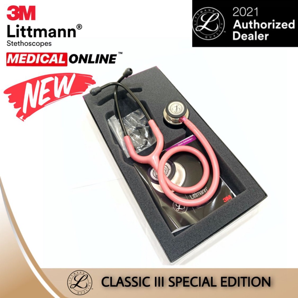 3M STETOSKOP LITTMANN CLASSIC III PEARL PINK CHAMPAGNE MIRROR 5962 LITMAN LITTMAN LITMANN