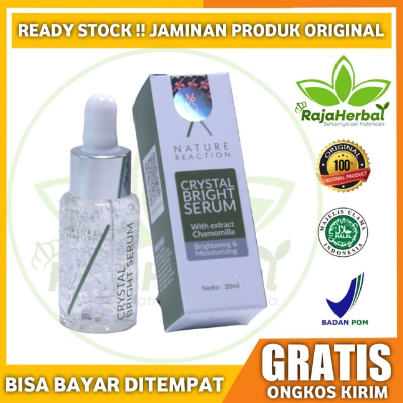 Crystal Bright Serum - NR Serum Wajah Glowing Nature Reaction Original BPOM
