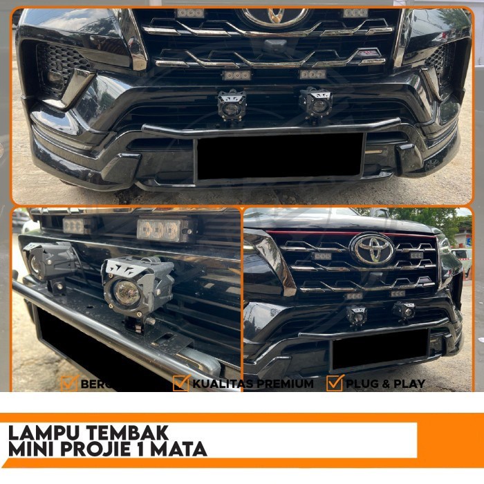 Lampu Mobil Mini Projie 1 mata HIGH TOP QUALITY