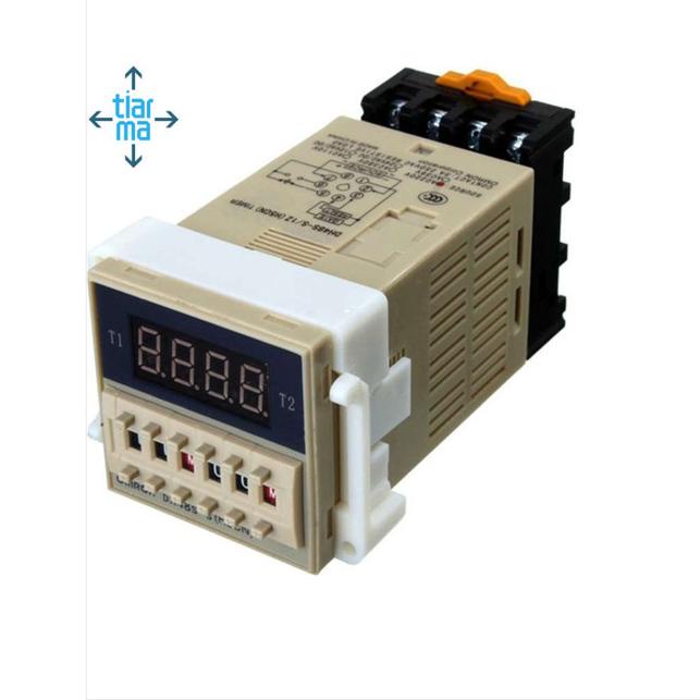 Omron DH48S-S Digital Timer Precision Delay Time Relay Twin Counter