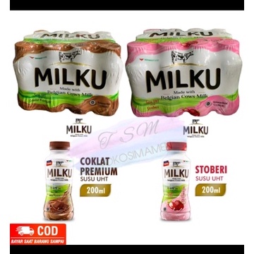 SUSU MILKU COKLAT / STRAWBERRY 200 ML