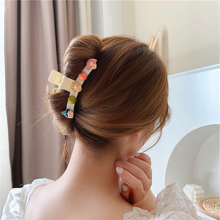 KOREAN CUTE LONG HAIRCLIP GIRL WOMEN HAIR ACCESSORIES JEPIT RAMBUT LUCU PANJANG JEPITAN JEDAI UNIK CLIP CLAW KLIP