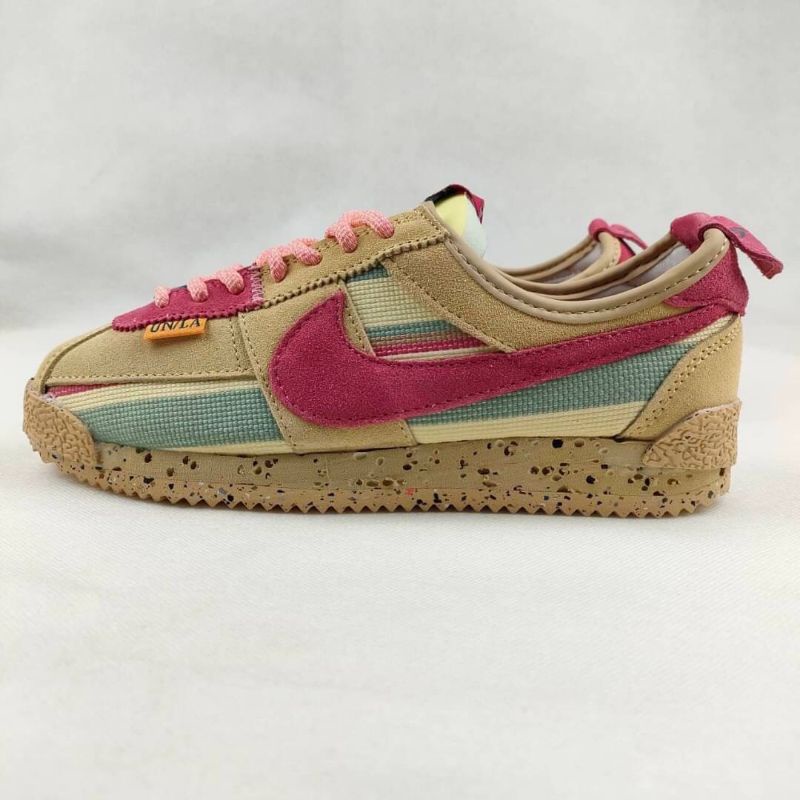 Sepatu pria wanita  sneakers Nike Cortez Union x Pastel Pink