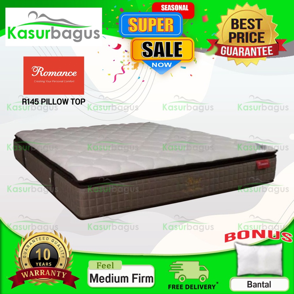 Romance Kasur Springbed R145 Pillow Top - Hanya Kasur 200x200