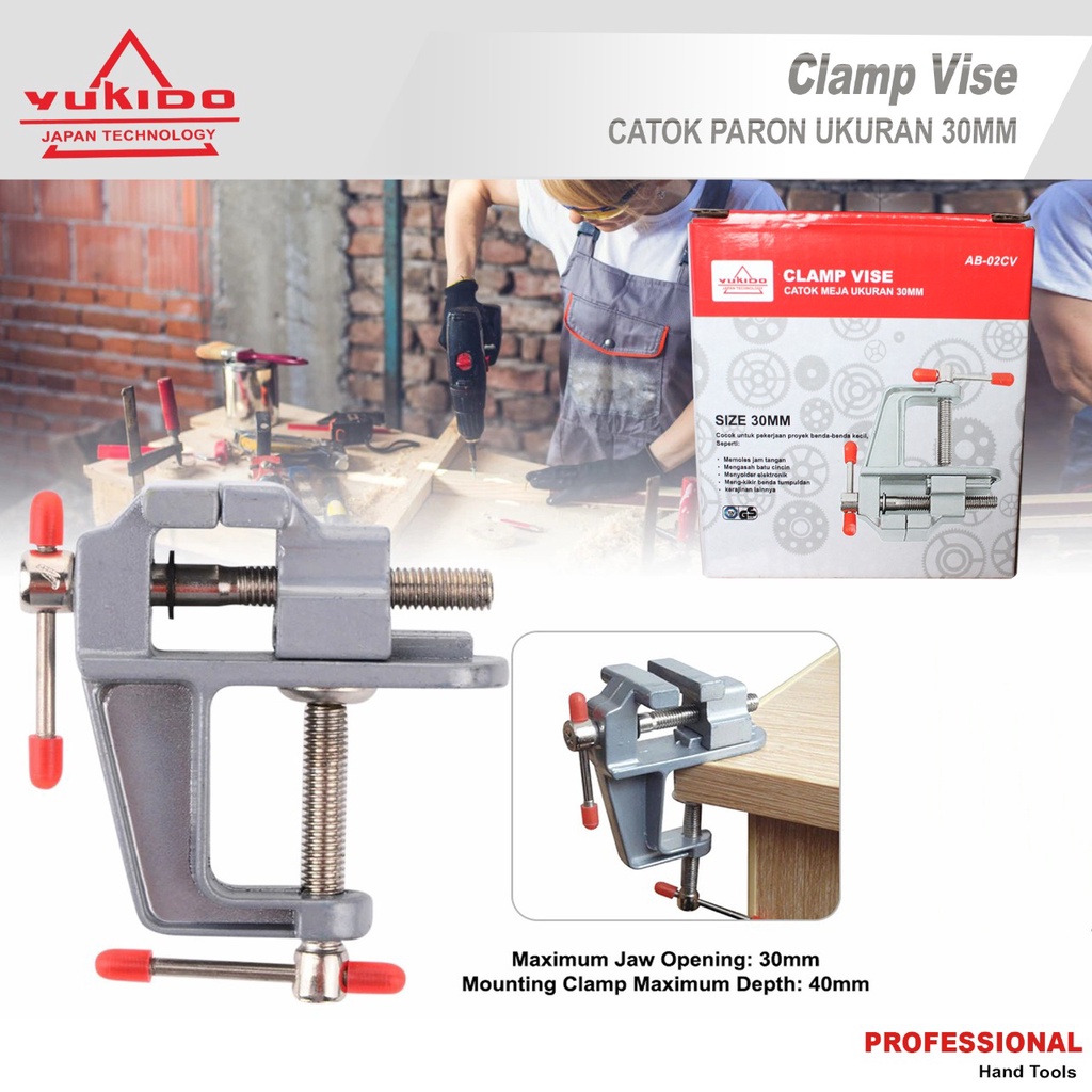 NEW!!! Ragum Mini Clamp Catok Meja Mini Catok Meja Vise Table Penjepit Ragum Clamp Clip Meja Bench Vise Table