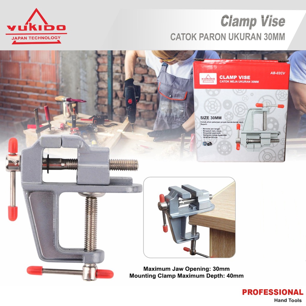 NEW!!! Ragum Mini Clamp Catok Meja Mini Catok Meja Vise Table Penjepit Ragum Clamp Clip Meja Bench Vise Table