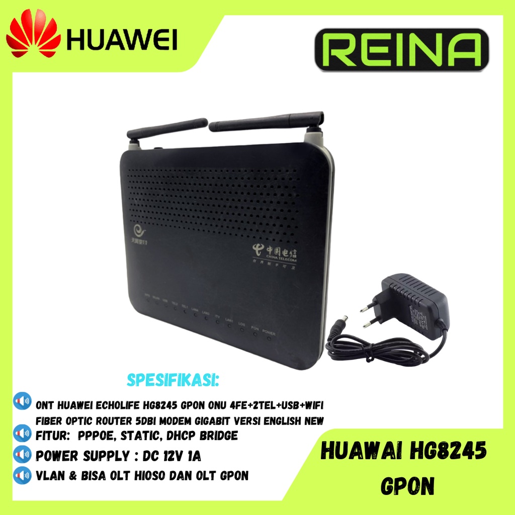 Photo inspiration: Fresh Look at Jual Ont Huawei Echolife Hg8245 Gpon Onu 4Fe 2Tel Usb