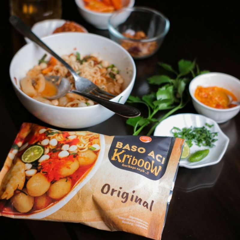 

Amare Food and Snack - Baso Aci Kriboow/Selera Martini 130gr/Baso Aci/Bakso Aci/Jajanan Kekinian/Makanan Kekinian