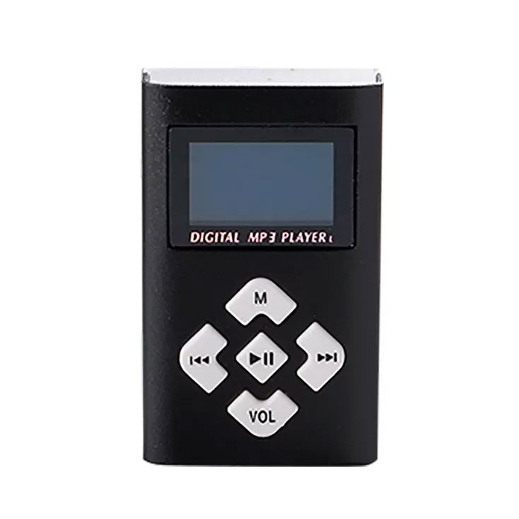 Overmal Digital MP3 Player TF Card LCD Display - ZC11 - Black