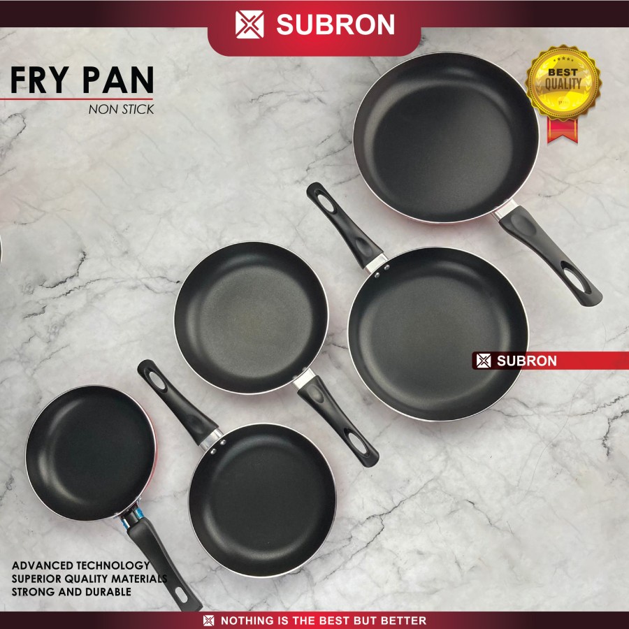 Frying Pan Lapis Teflon Non-Stick Anti Lengket 22/24/26cm - Subron