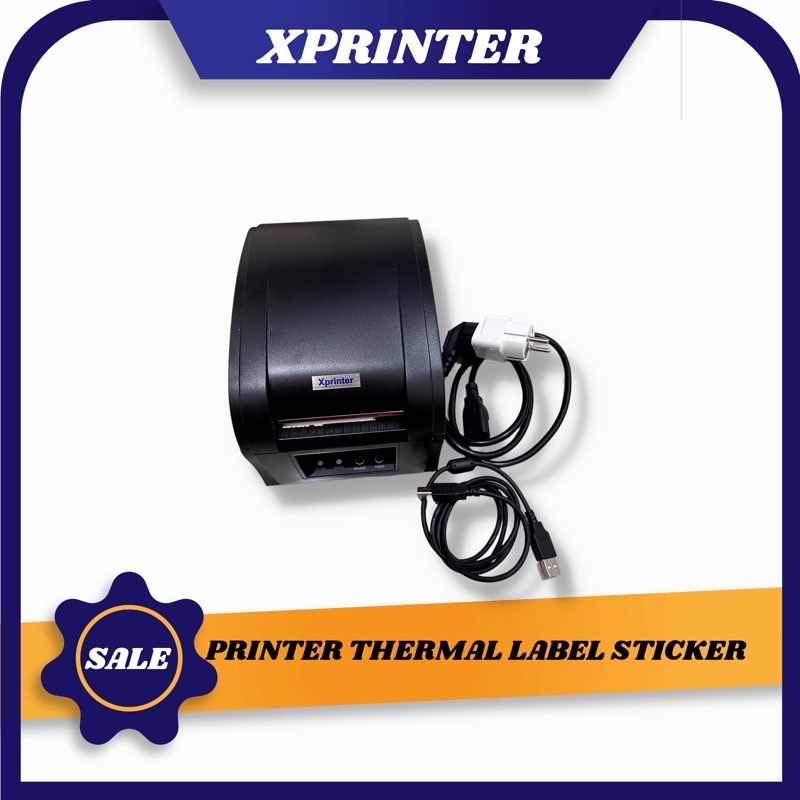 Jual Printer Thermal Label Sticker Barcode Xprinter Xp B Shopee