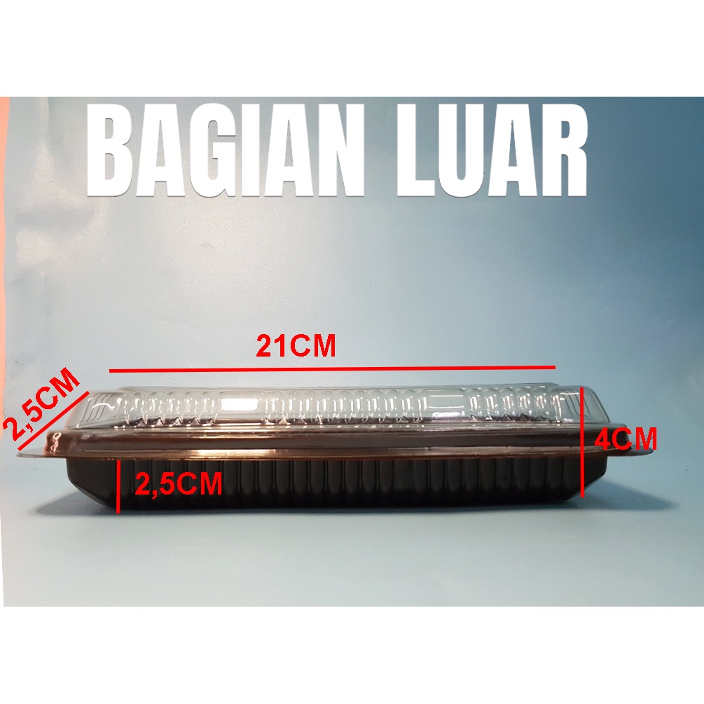 ( ISI 50PCS )Mika Roti Brownis Ukuran M/ Mika Plastik/Mika Brownis