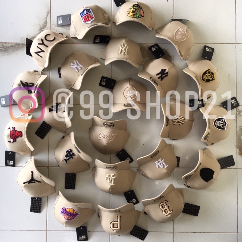 NBA CAP Topi Baseball Ny Cream Unisex