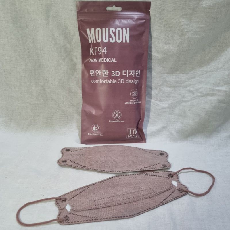 KF 94 WARNA 4PLY TERBARU MASKER KF 94 KOREA (ISI 10PCS)  KF94 MOUSON / KF94 WE MASK / KF94 CAREION-KF94 PINK LADY