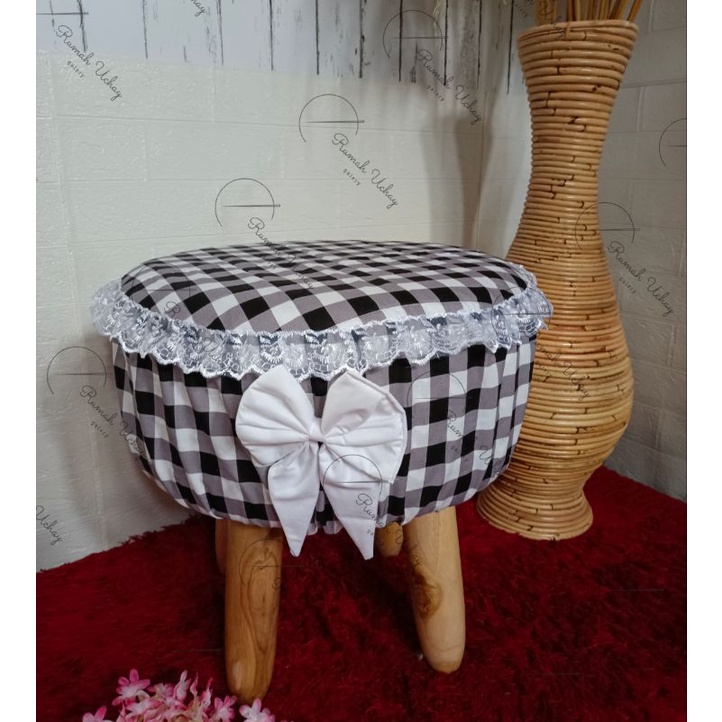 cover stool shabby