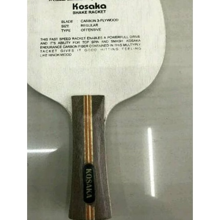 kayu bet tenis meja pingpong blade pingpong carbon kosaka original