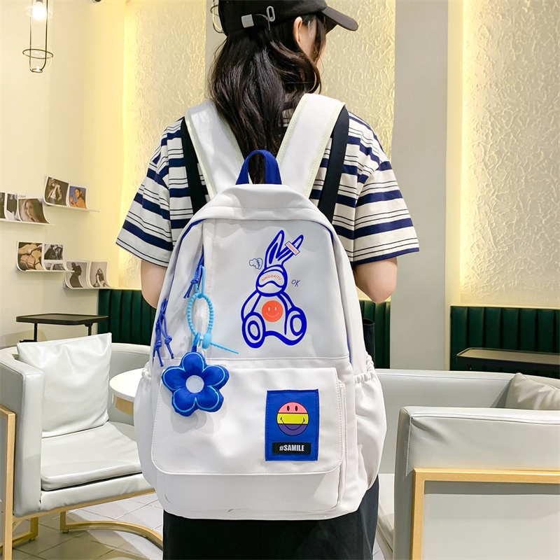 [MONA] Free Gantungan Tas -Tas Ransel Travelling dan Sekolah Model Cakep dan Lucu Kualitas Import Premium -M0211