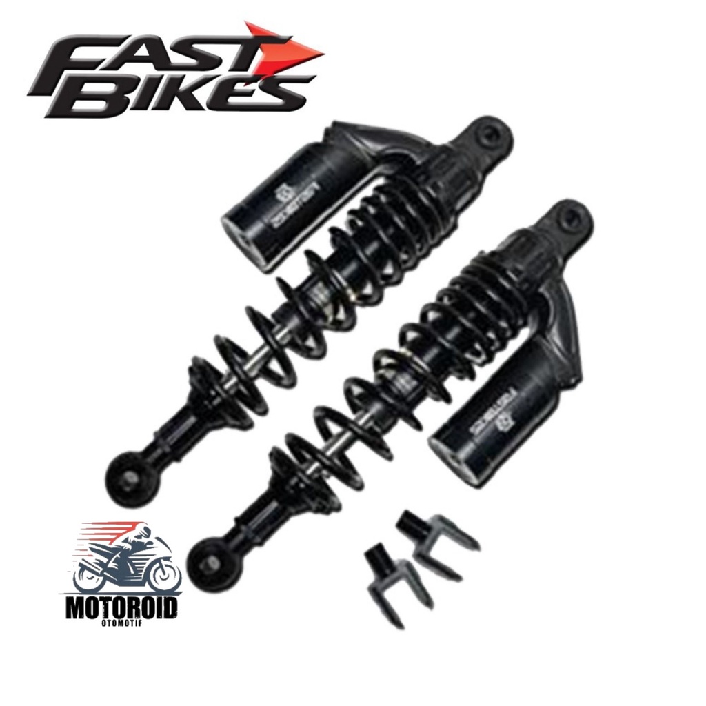 Shockbreaker Bebek Fastbikes Tabung Atas Universal 280mm 340mm Dual Shock Belakang