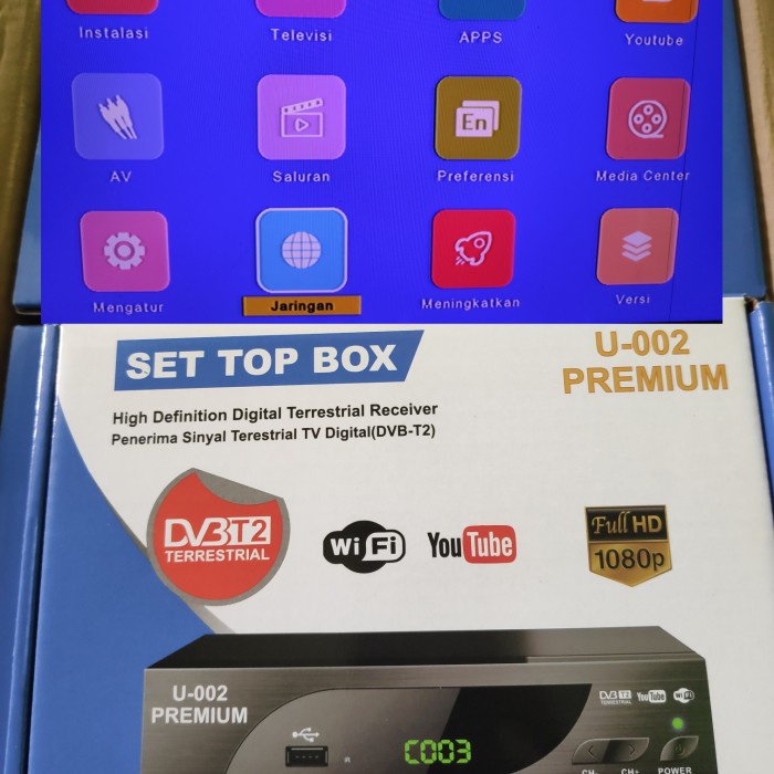 Set Top Box DVB T2 Analog To Digital STB DVB T2 Murah Berkualitas