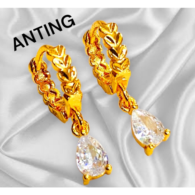 anting catok //anting permata//anting klip//anting//perhiasan//anting