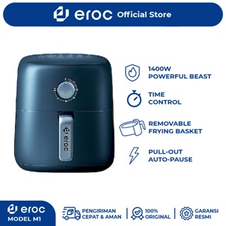 EROC Air Fryer - Kapasitas 5.5 Liter - Mesin Elektronik penggoreng tanpa minyak - Model (Air Fryer M1)