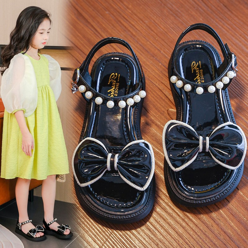 Juragan Junior [COD] Sandal CORA Pesta Anak Perempuan Import Size 26-36