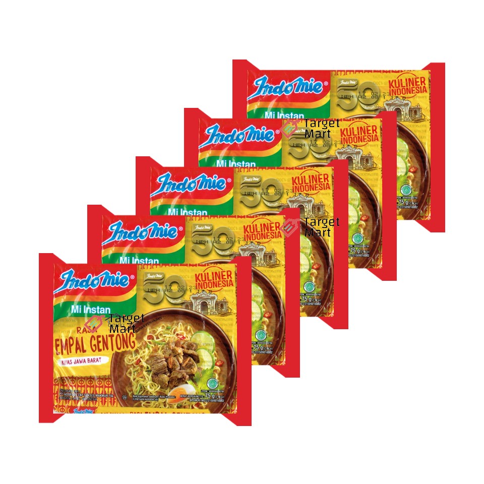 

5PCS Indomie Kuliner Indonesia Empal Gentong