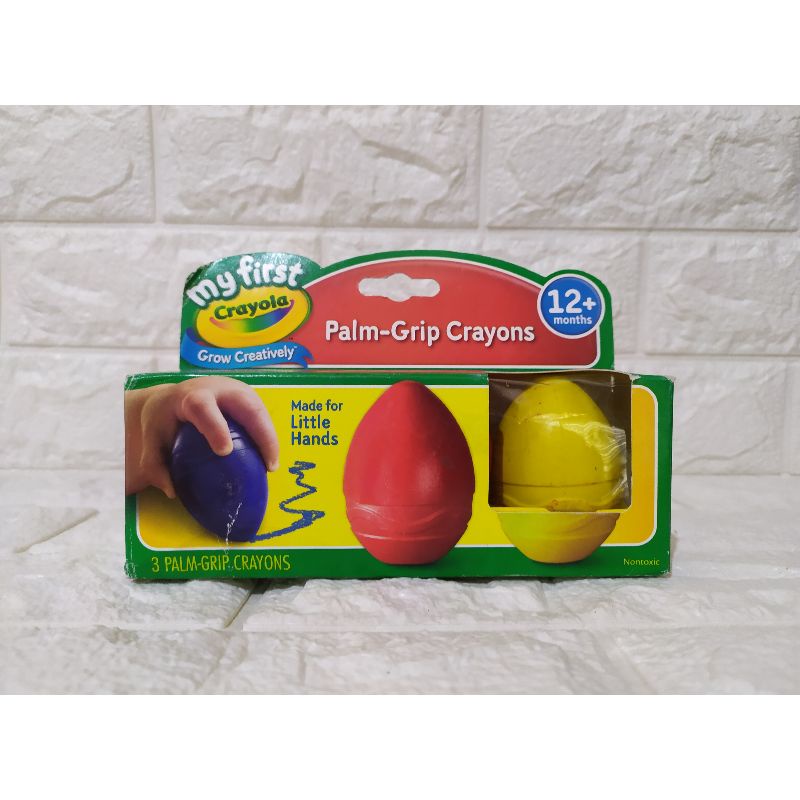 

Crayola My First Palm Grip Crayons / My First Crayola Palm Grip Crayons Easy Grip Egg Shaped Crayon for Toddler / Crayola Crayon Palm / Palm Crayon Crayola / Crayola Crayon / Crayon Crayola / Crayola Sale / krayon Crayola / Crayola Original