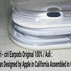 HEADSET EARPHONE HANDSFREE EARPOD 5/ IPHONE 6 ORIGINAL