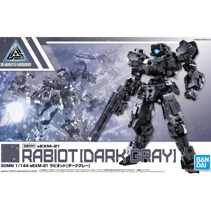30MM Rabiot DARK GRAY Gundam Bandai Gunpla Model Kit 30 Minute Mission