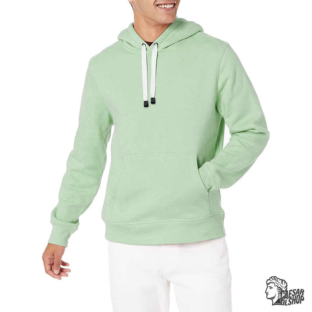 Caesar Olshop - Basic Plain Hoodie Unisex - Mint Green