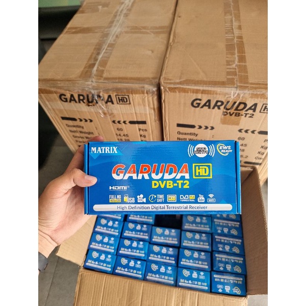 Set Top Box Matrix Garuda DVB-T2 Digital TV KOMINFO Resmi